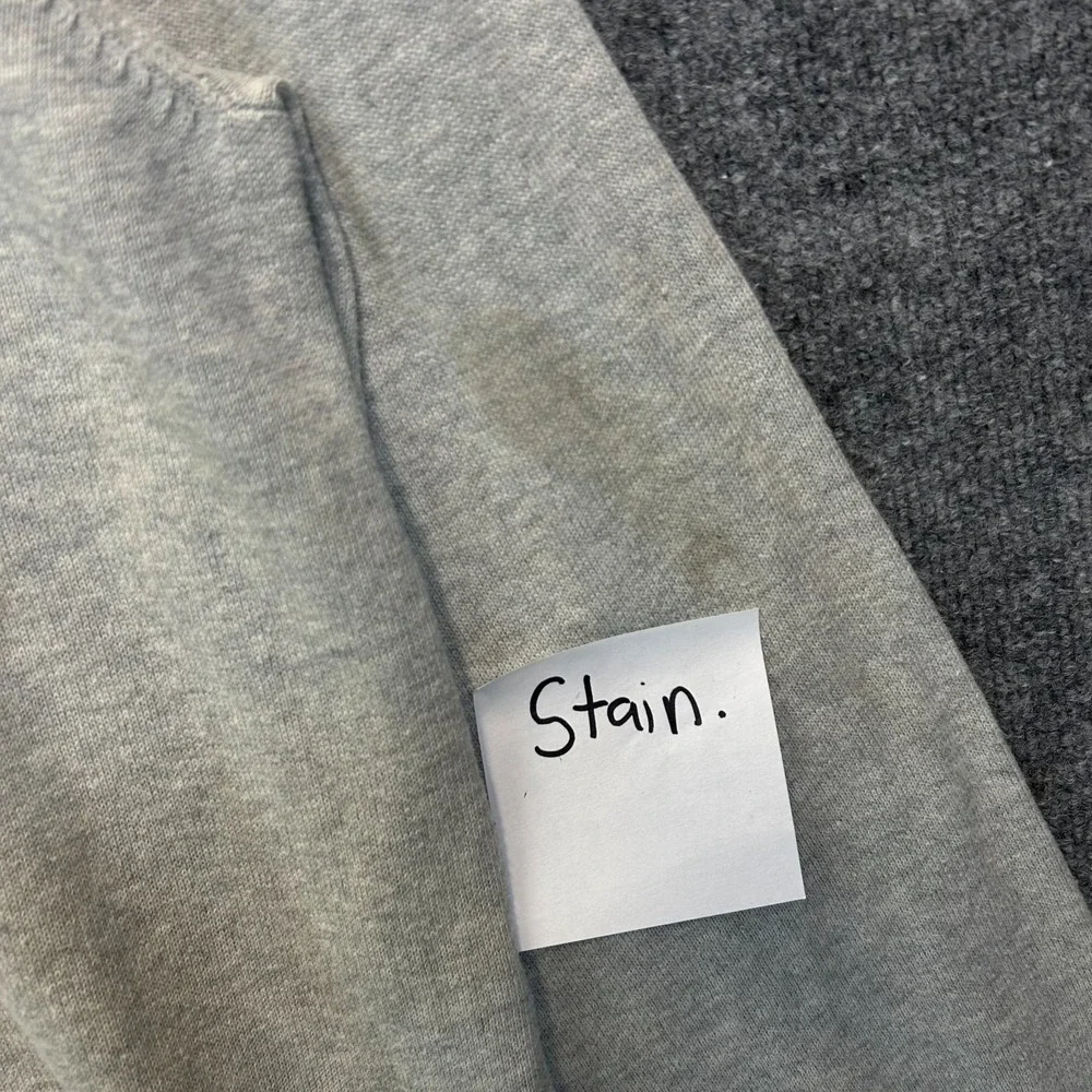 Tommy Hilfiger Sweater Men's Gray Crew Neck Long Sleeve Pullover Size Large